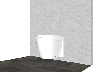 Modern Toilet Wall-mounted Toilet 3d model