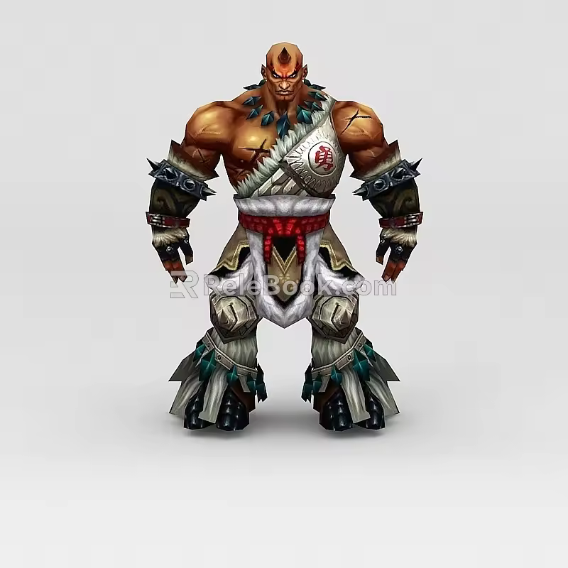 Genesis West Anime Game Character Man 3d model
