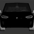 Elegant Shiny Black Modern Sedan With Panoramic Sunroof White Wheels