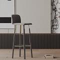 Modern Bar Chair 3d model