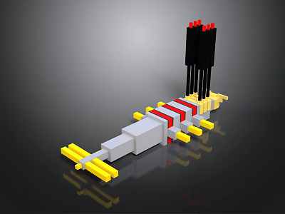 Adventurous Fantasy Character Interacting With Colorful Magical Creature in Lush Forest 3d model