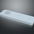 White Rapid Test Strip Device with QR Code and Detection Lines