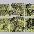 mountain terrain mountain mountain forest terrain mountain shape mountain 3d model