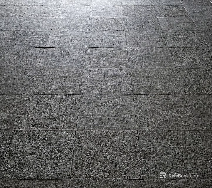 Modern Gray Natural Texture Stone Floor Tiles For Indoor Home Decoration Design 3d model 