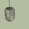 New Chinese chandelier lamp assembly 3d model