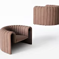Modern Single Sofa Casual Sofa Reading Sofa Chair Leisure Chair Lazy Sofa 3d model