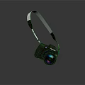 Compact Digital Camera With Adjustable Strap And High Resolution Lens