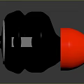 Wireless Computer Headphones in Red and Black Design with High Quality Audio and Comfortable Fit