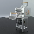 Stainless Steel Commercial Dough Roller Kitchen Appliance With Tabletop And Wheels