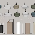 Modern Washbasin Designs With Various Colors And Styles For Bathroom Interiors