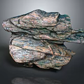 Natural Wooden Stone Stacked Decor Piece With Earthy Tones And Rough Texture For Home Interior