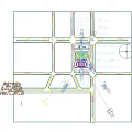 Modern Office Building Exterior with Glass Facade Multiple Floors Landscaped Surroundings and Parking Area