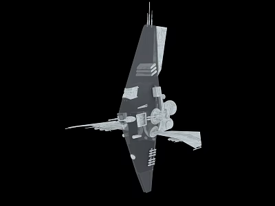 Advanced Military Fighter Jet With Streamlined Design Twin Engines And Wing Structure 3d model