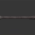 Medieval Handcrafted Axe With Wooden Handle And Metal Head Carved Details
