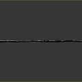 Detailed Elongated Terrain Model With Green Gray Textures Vegetation And Surface Covering