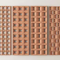 Wooden Partition Designs With Various Geometric Patterns For Interior Decor 3d model