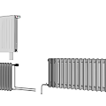 Modern heating pipe hardware 3d model