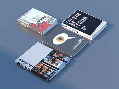 Creative Street Urban Photography Books With City Scene Cover Designs 3d model