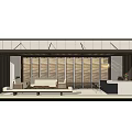 New Chinese style pavilion porch 3d model