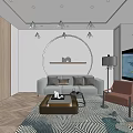 Modern Front Desk 3d model