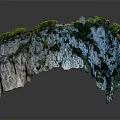 Ancient Ruins Site Surrounded by Lush Green Vegetation and Trees