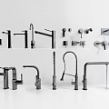 Collection of Various Faucet Styles with Modern Designs for Kitchen and Bathroom