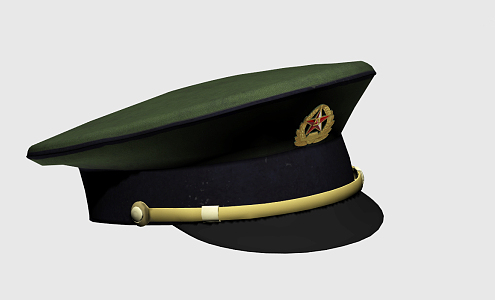 Modern Hat Army Cap 3d model