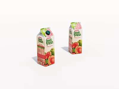 Fresh Juice Drinks 3d model