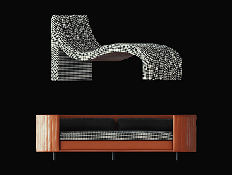 Modern Combination Sofa Combination 3d model