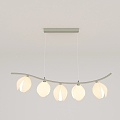 Modern Simple Cream Style Chandelier 3d model