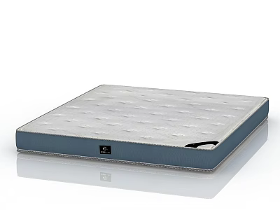 Comfortable Supportive Mattress With Breathable Surface And High Density Foam Core 3d model