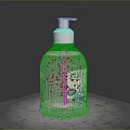Hand Sanitizer Pump Bottle With 70 Percent Alcohol For Daily Hygiene On Marble Surface