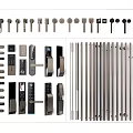 Modern Door Handles with Various Designs and Metal Materials for Home Improvement Projects