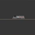 Grey Model Train On Track Display With Detailed Exterior And Reflection