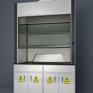 Modern Fume Hood 3d model