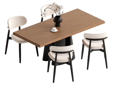 Dining table and chair model