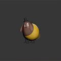 Modern game character sheep cartoon sheep anime sheep 3d model
