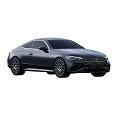 Black Mercedes Coupe Exterior Design Featuring Front And Rear Views