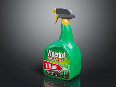 Weedol Fast Acting Weed Killer Spray Bottle Featuring 1 Hour Action 3d model