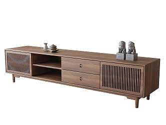 New Chinese TV Cabinet 3d model