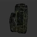 Wood And Stone Decorative Sculpture With Natural Irregular Texture And Shape