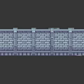 3D Dungeon Room Model Featuring Blue Stone Walls Characters And Furniture