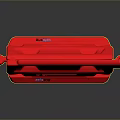 Red Computer External Housing Case with SUNON Brand and Durable Design Features