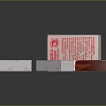 Churchill Safety Matchboxes Open With Matches Inside Red White Packaging Design