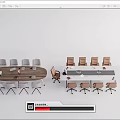 Modern Office Conference Tables With Different Shapes And Matching Chairs