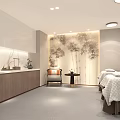 Hospital Outpatient Clinic Interior With Comfortable Waiting Area And Medical Consultation Facilities
