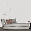 Modern chaise longue 3d model