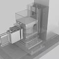 Node diagram of modern node gate structure 3d model