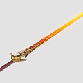 Long Sword Science Fiction Long Sword Sword Magic Weapon Fantasy Sword 3d model