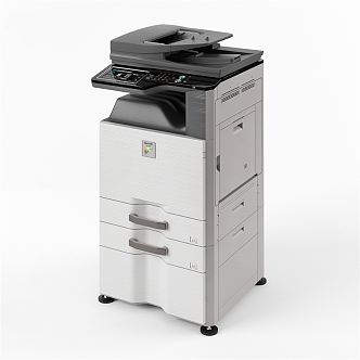 Modern Printers 3d model